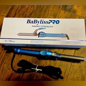BabylissPro 3/4” Nano Titanium curling iron